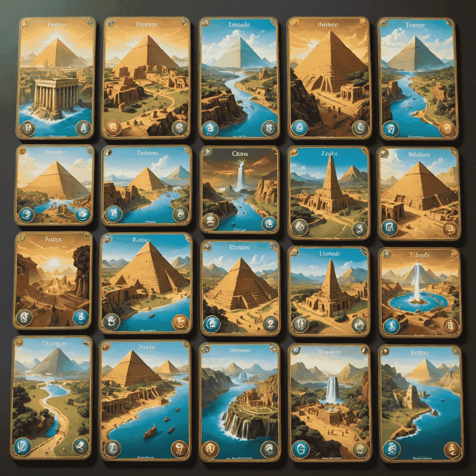 Jugadores con sus tableros de 7 Wonders mostrando diferentes civilizaciones en desarrollo